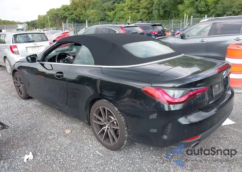 2022 BMW 430Xi из США, поврежденный, VIN WBA43AT01NCH83474